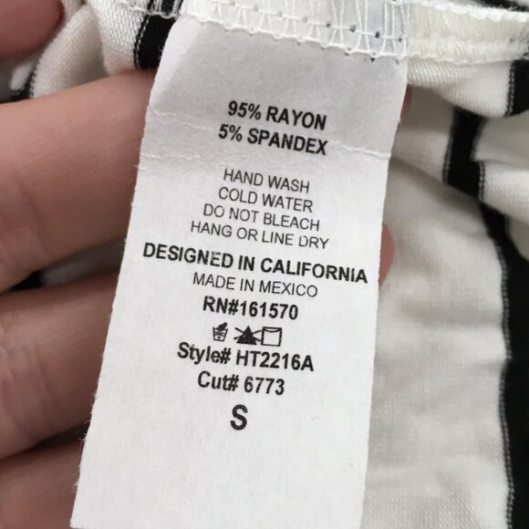 Striped Animal Floral Print Long Sleeve Shirt Women Small New Gray Peach - Picture 16 of 16